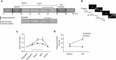 Increase in Beta Power Reflects Attentional Top-Down Modulation After Psychosocial Stress Induction